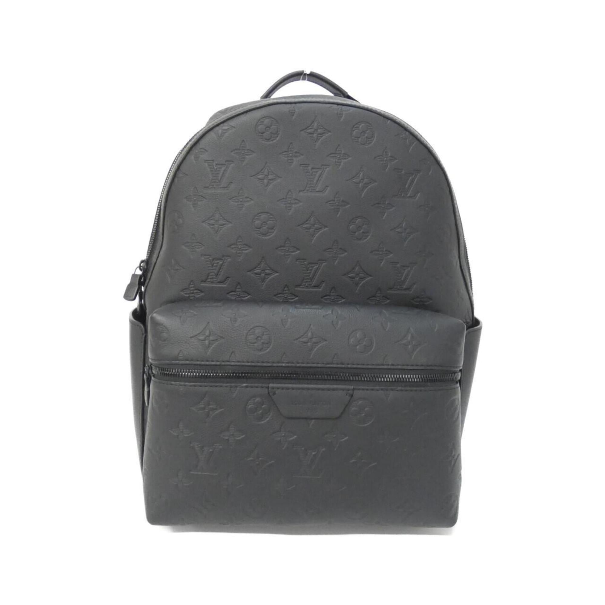 Louis Vuitton Black Leather Backpack (Pre-Owned)