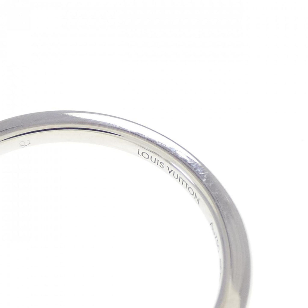 Louis Vuitton White Gold (18K) Band Ring (Pre-Owned)
