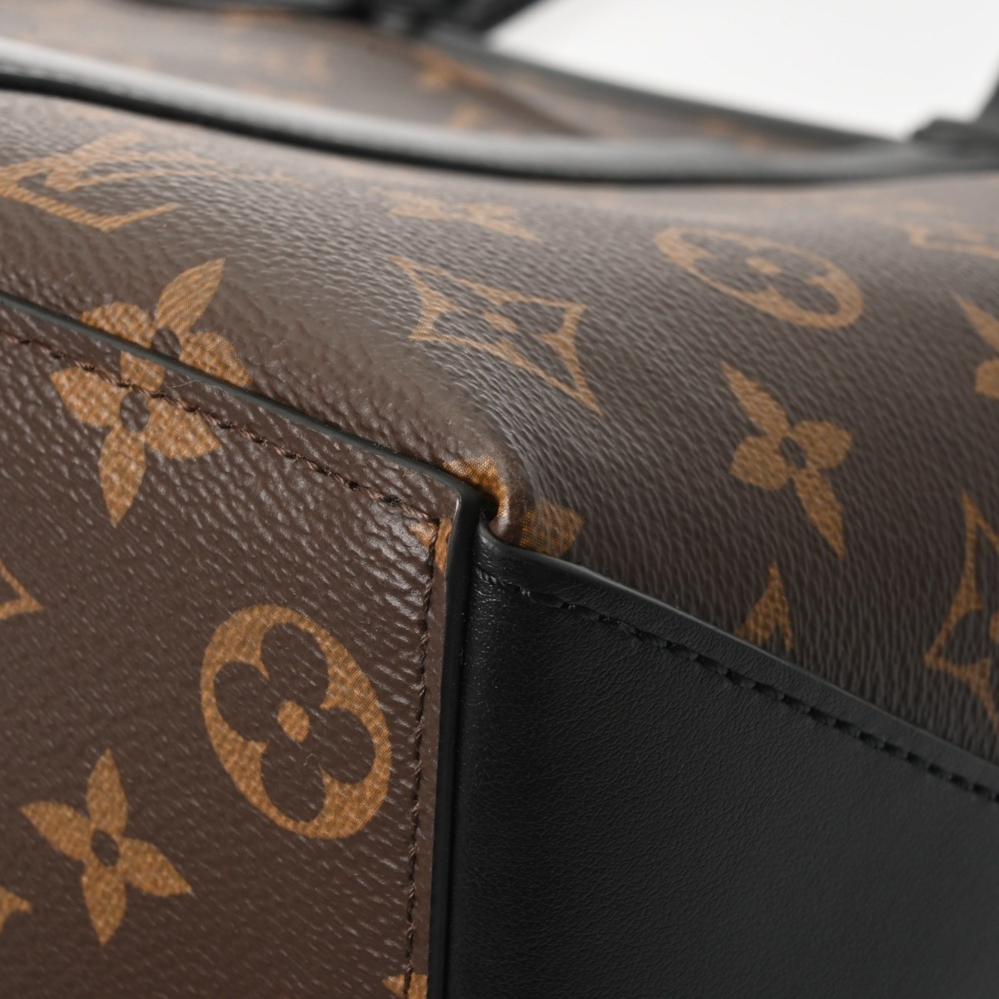 Louis Vuitton Monogram Macassar Brown Monogram Macassar Noir Tote Bag (Pre-Owned)
