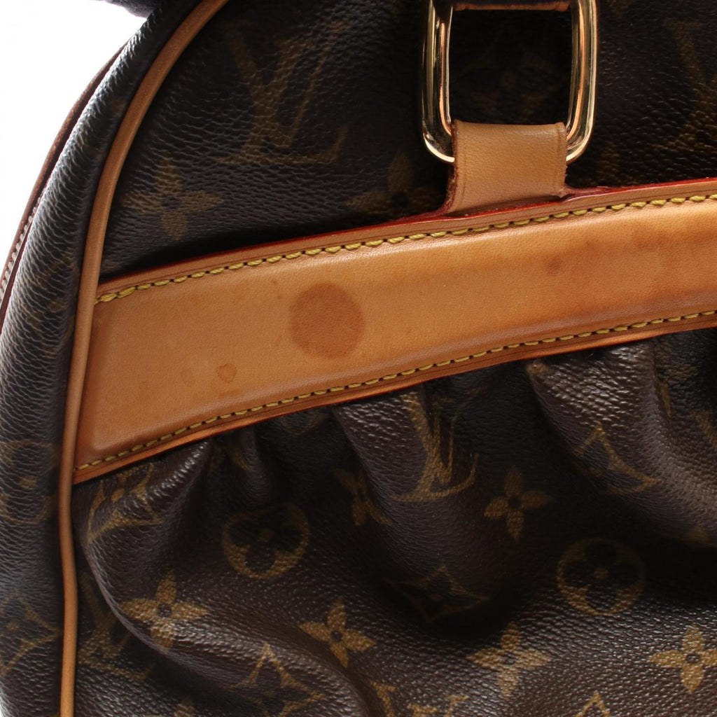 Louis Vuitton Brown Coated Canvas Leather Handbag (Pre-Owned)