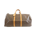 Louis Vuitton Marron Coated Canvas Boston Bag (Pre-Owned)
