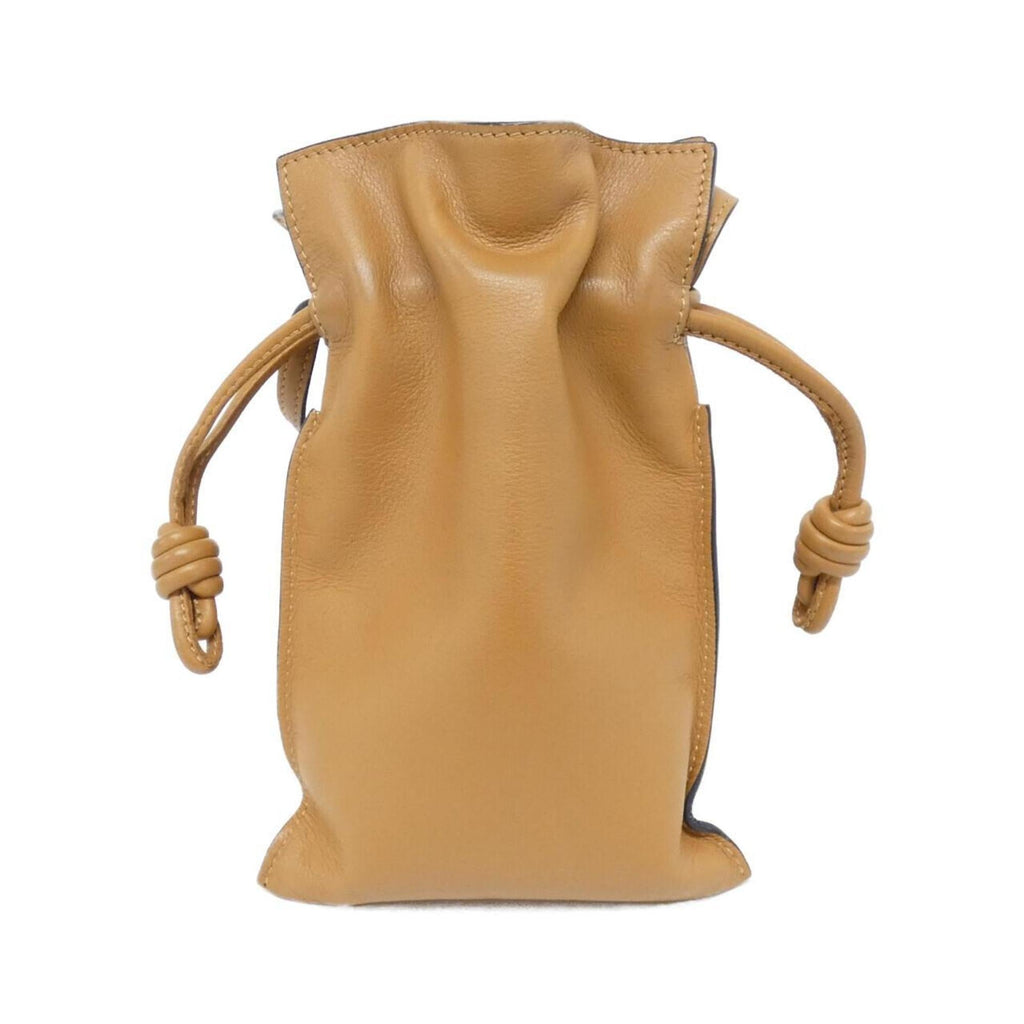 Flamenco Knot Clutch Leather Mini