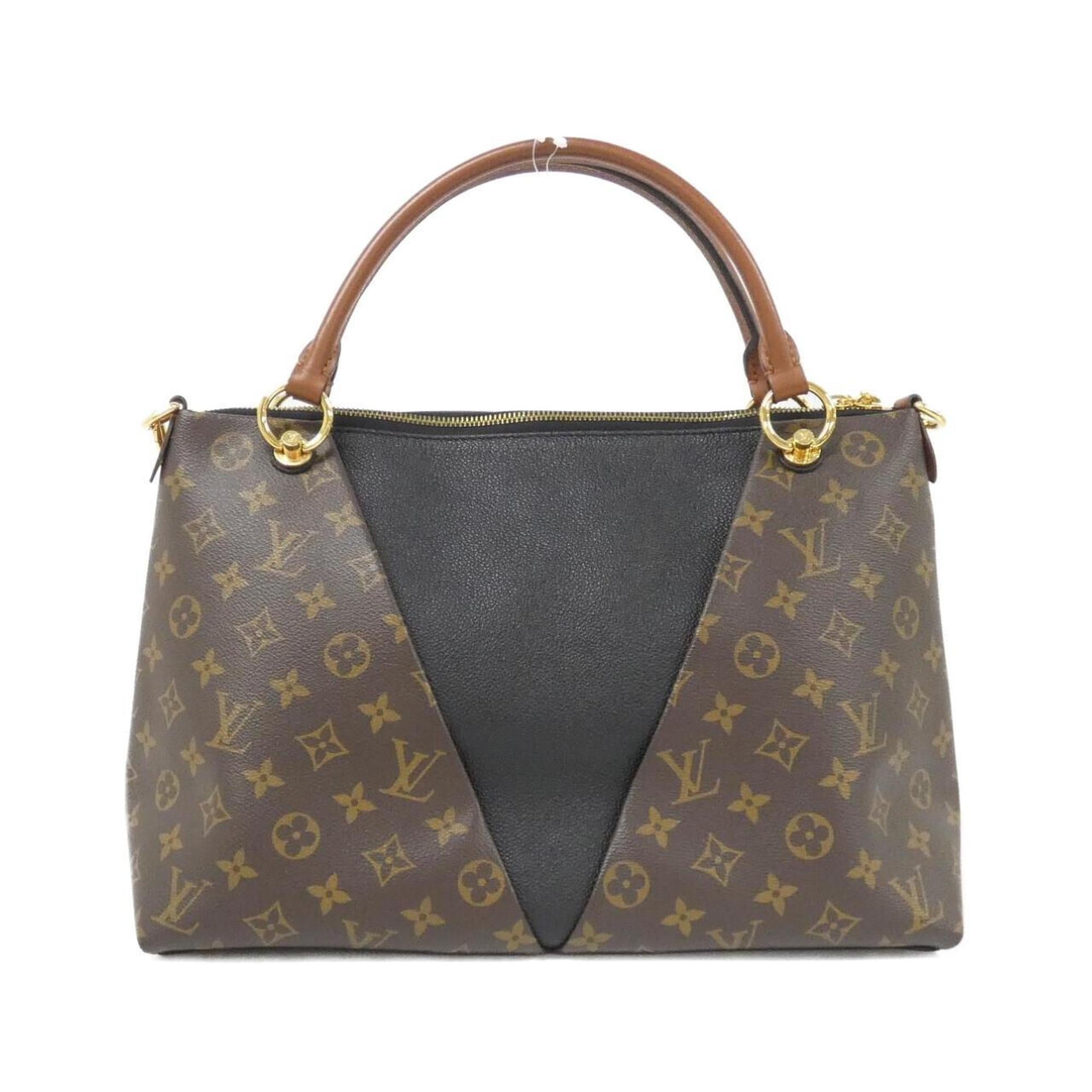 Louis Vuitton Brown Coated Canvas Leather Handbag (Pre-Owned)