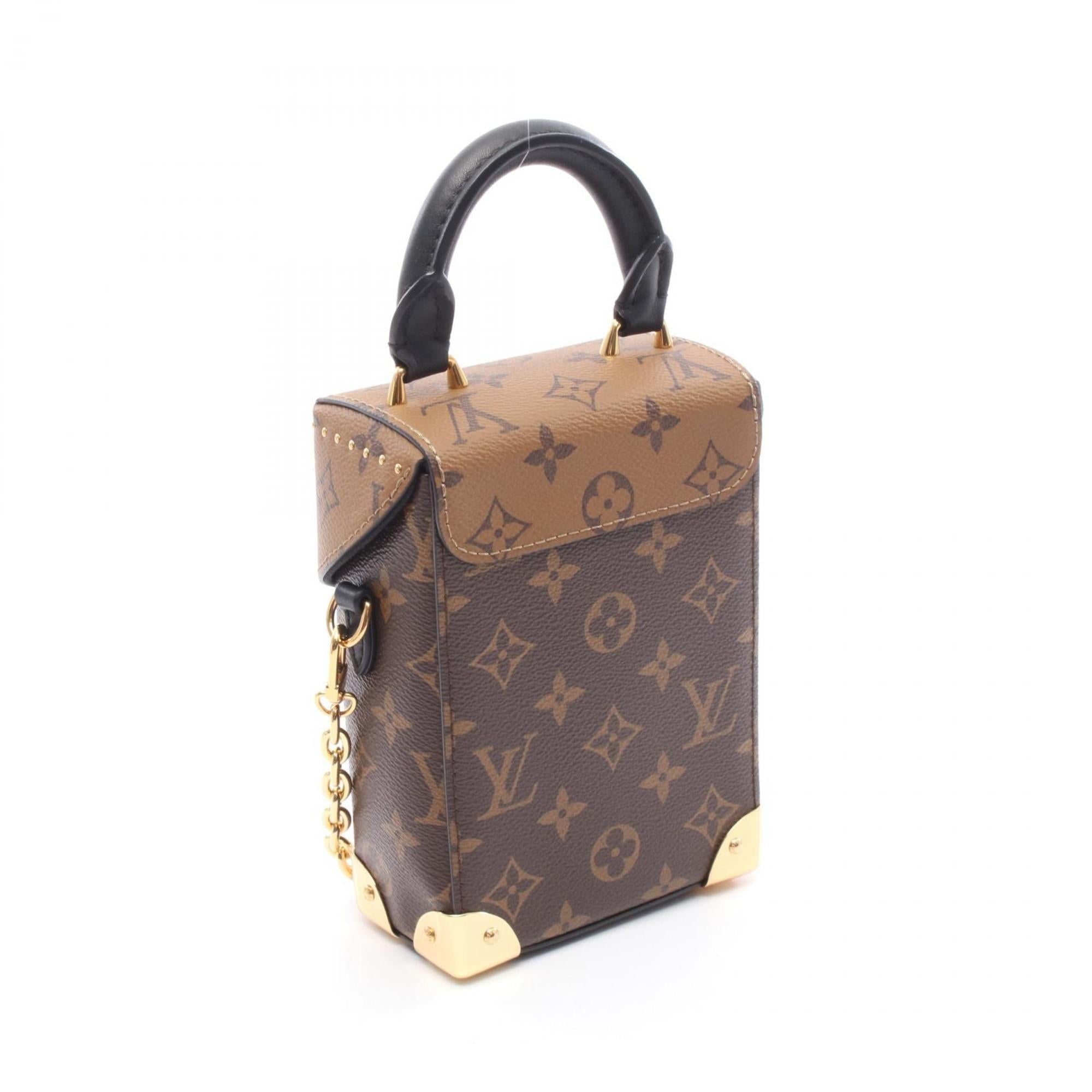 Louis Vuitton Brown Coated Canvas Leather Handbag (Pre-Owned)