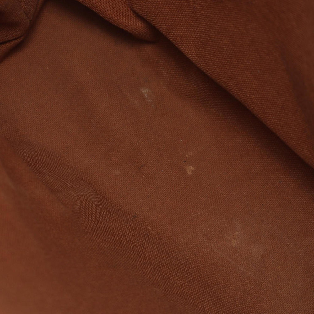 Louis Vuitton Brown Coated Canvas Leather Tote Bag (Pre-Owned)