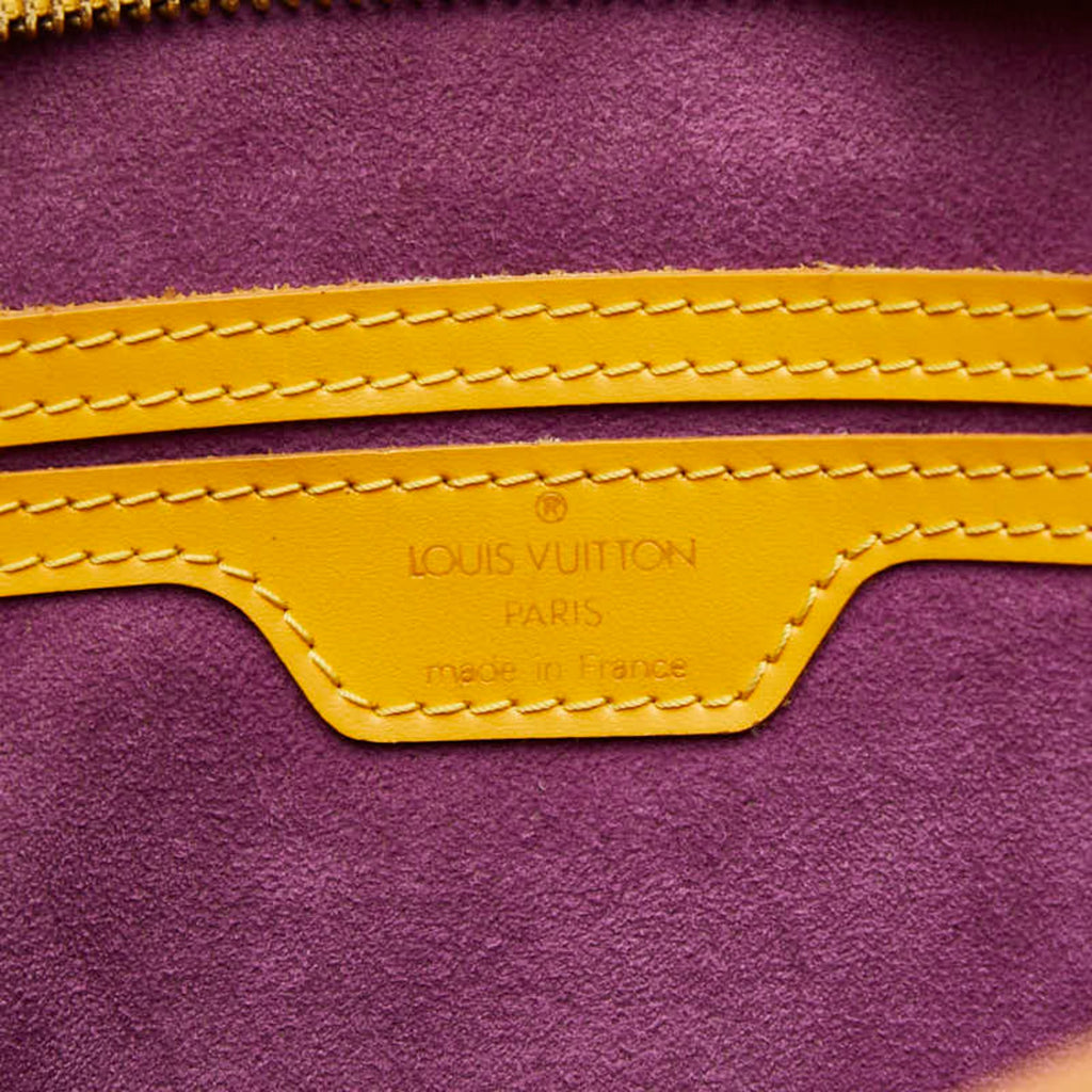 Louis Vuitton Yellow Leather Shoulder Bag (Pre-Owned)