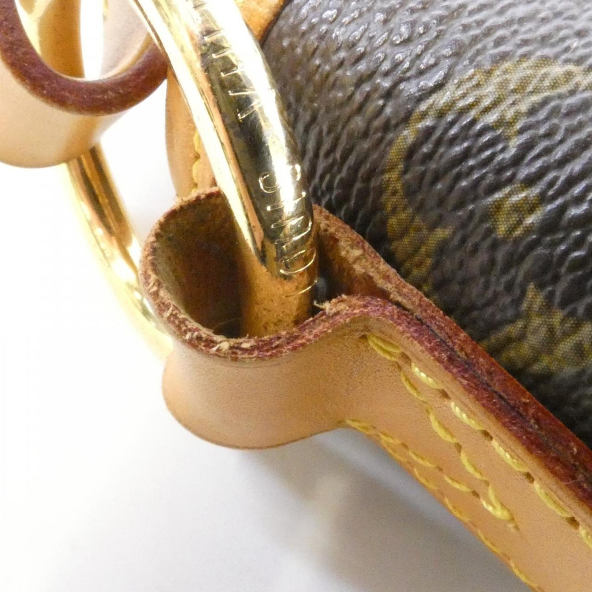 Louis Vuitton Marron Coated Canvas Shoulder Bag (Pre-Owned)