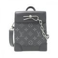 Louis Vuitton Black Coated Canvas Shoulder Bag (Pre-Owned)
