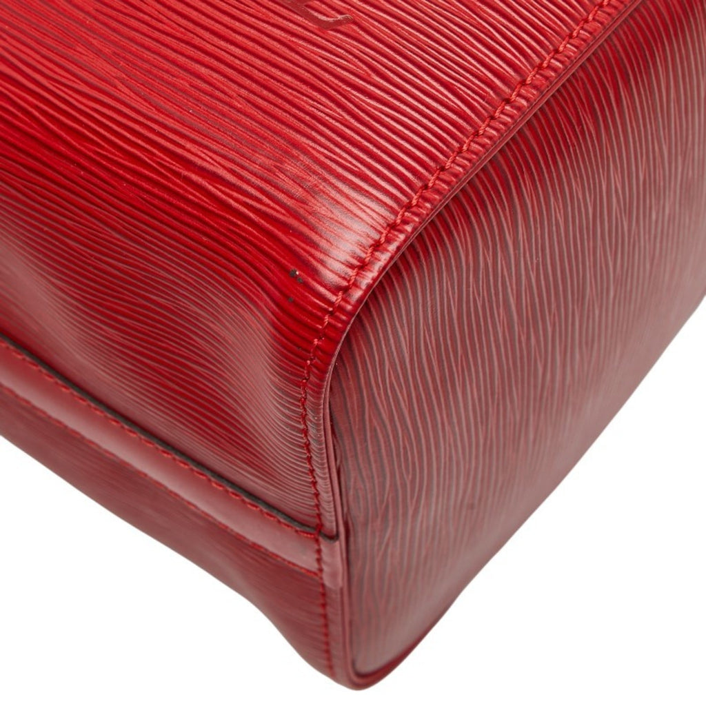 Louis Vuitton Castilian Red Leather Boston Bag Handbag (Pre-Owned)