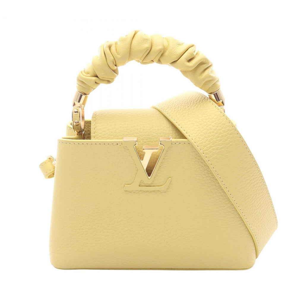 Louis Vuitton Yellow Leather Handbag (Pre-Owned)