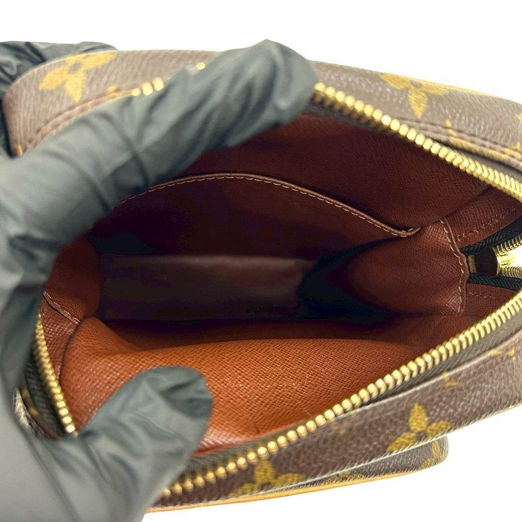 Louis Vuitton Brown Leather Pvc Pochette Shoulder Bag (Pre-Owned)