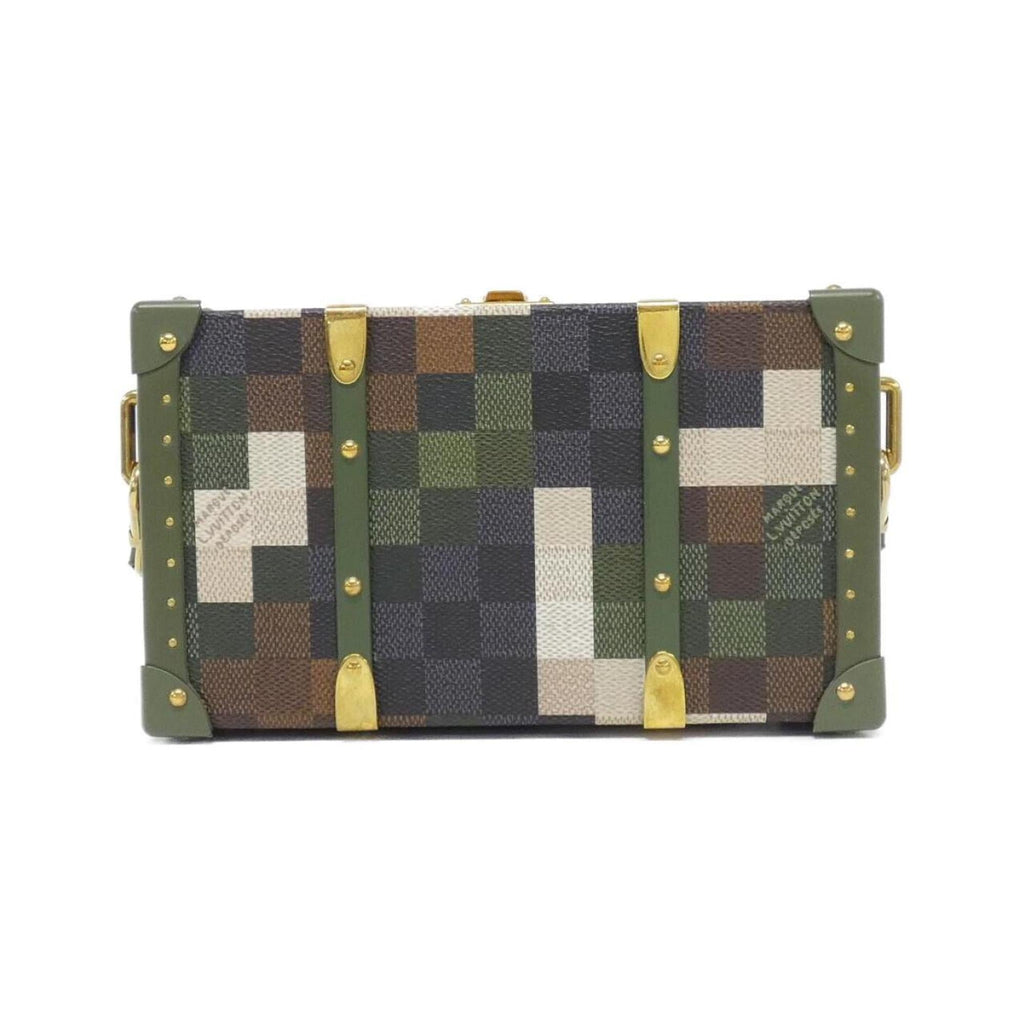 Louis Vuitton Vert Coated Canvas Shoulder Bag (Pre-Owned)