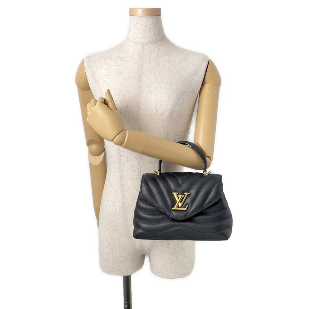Louis Vuitton Black Noir Exotic Leather Handbag Shoulder Bag (Pre-Owned)