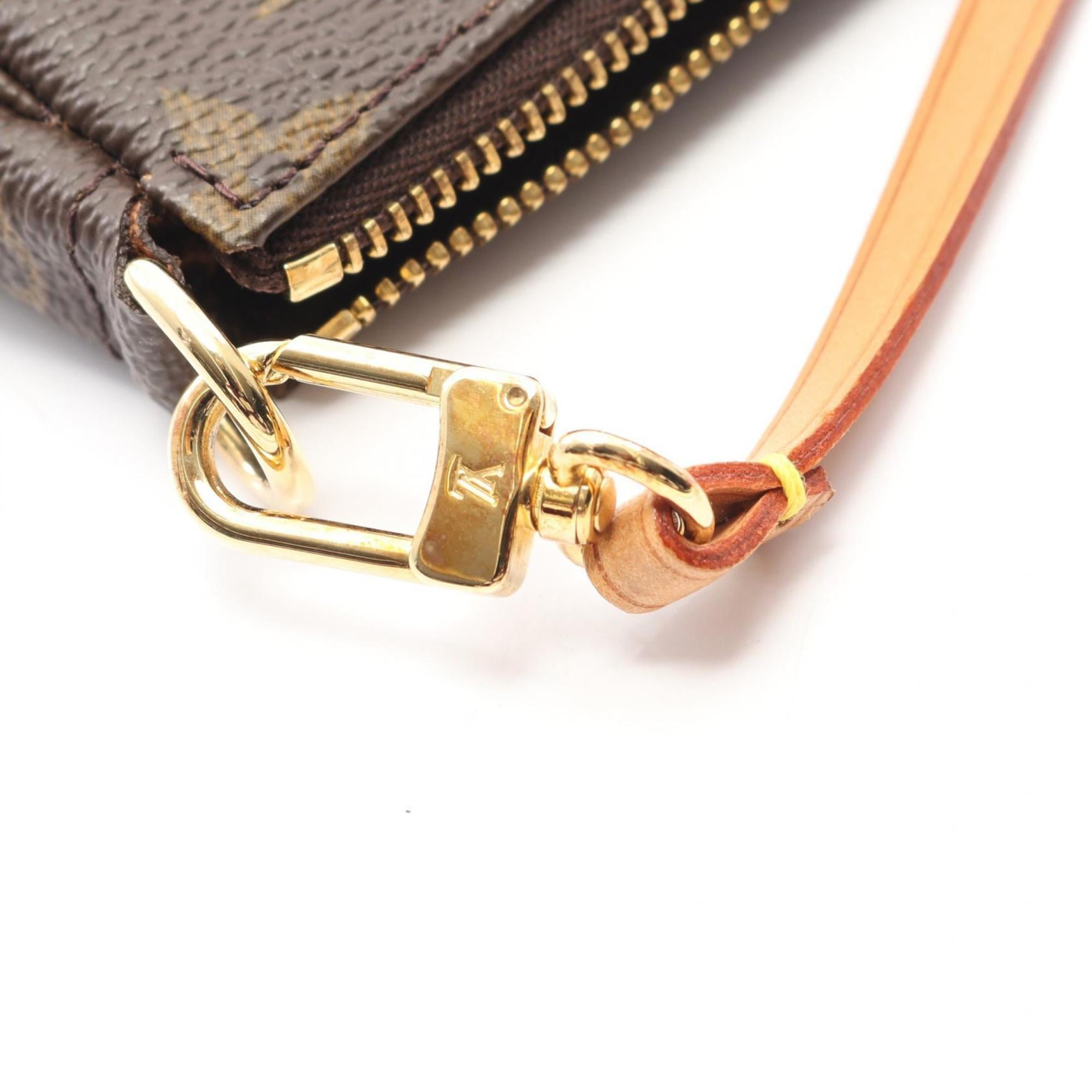 Louis Vuitton Brown Coated Canvas Pvc Monogram Leather Handbag (Pre-Owned)