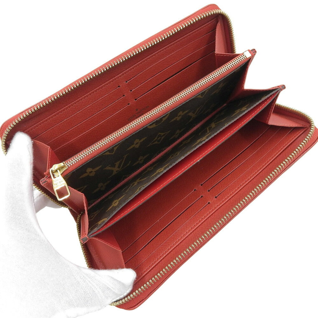 Louis Vuitton Monogram Red Color Pvc Long Wallet (Bi-Fold) (Pre-Owned)