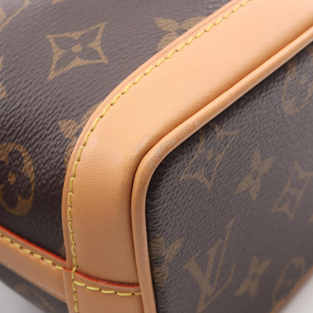 Louis Vuitton Brown Pvc Coated Canvas Leather Handbag (Pre-Owned)