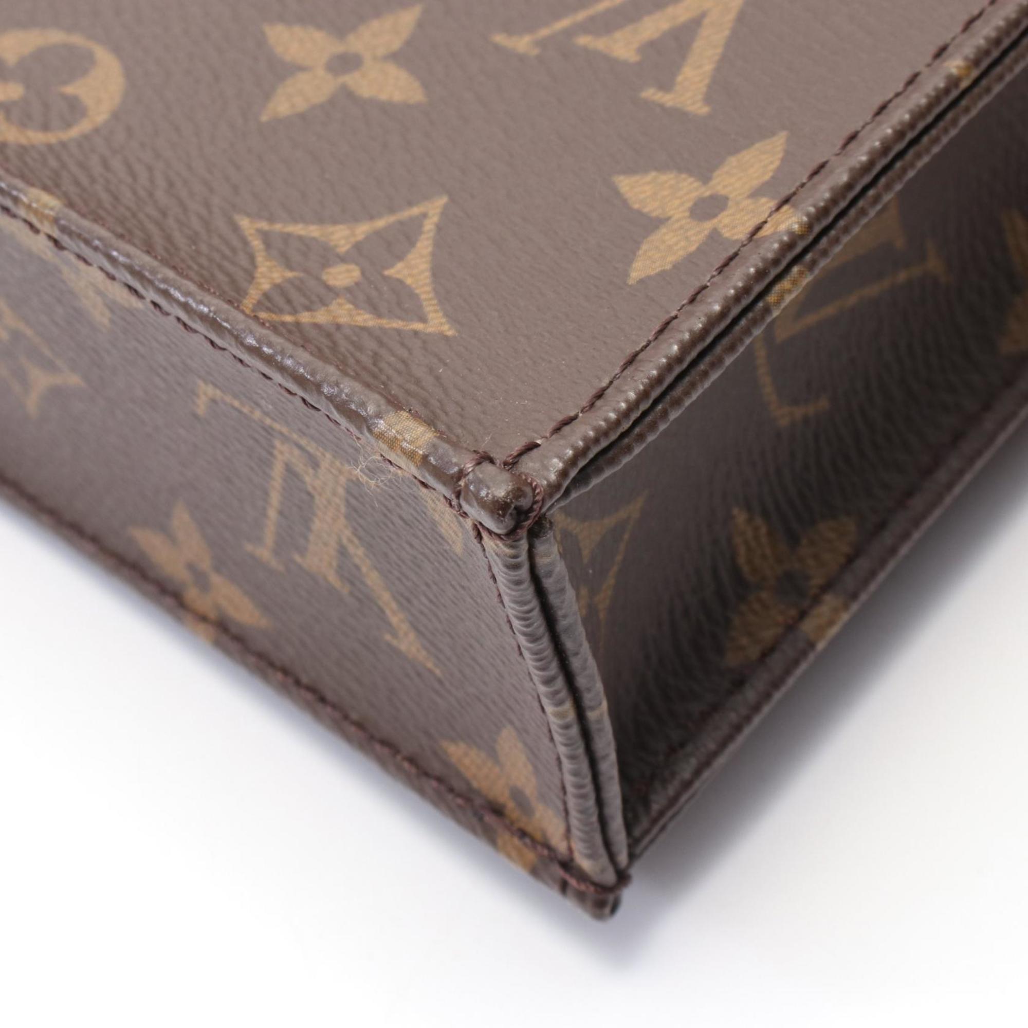 Louis Vuitton Brown Coated Canvas Leather Handbag (Pre-Owned)