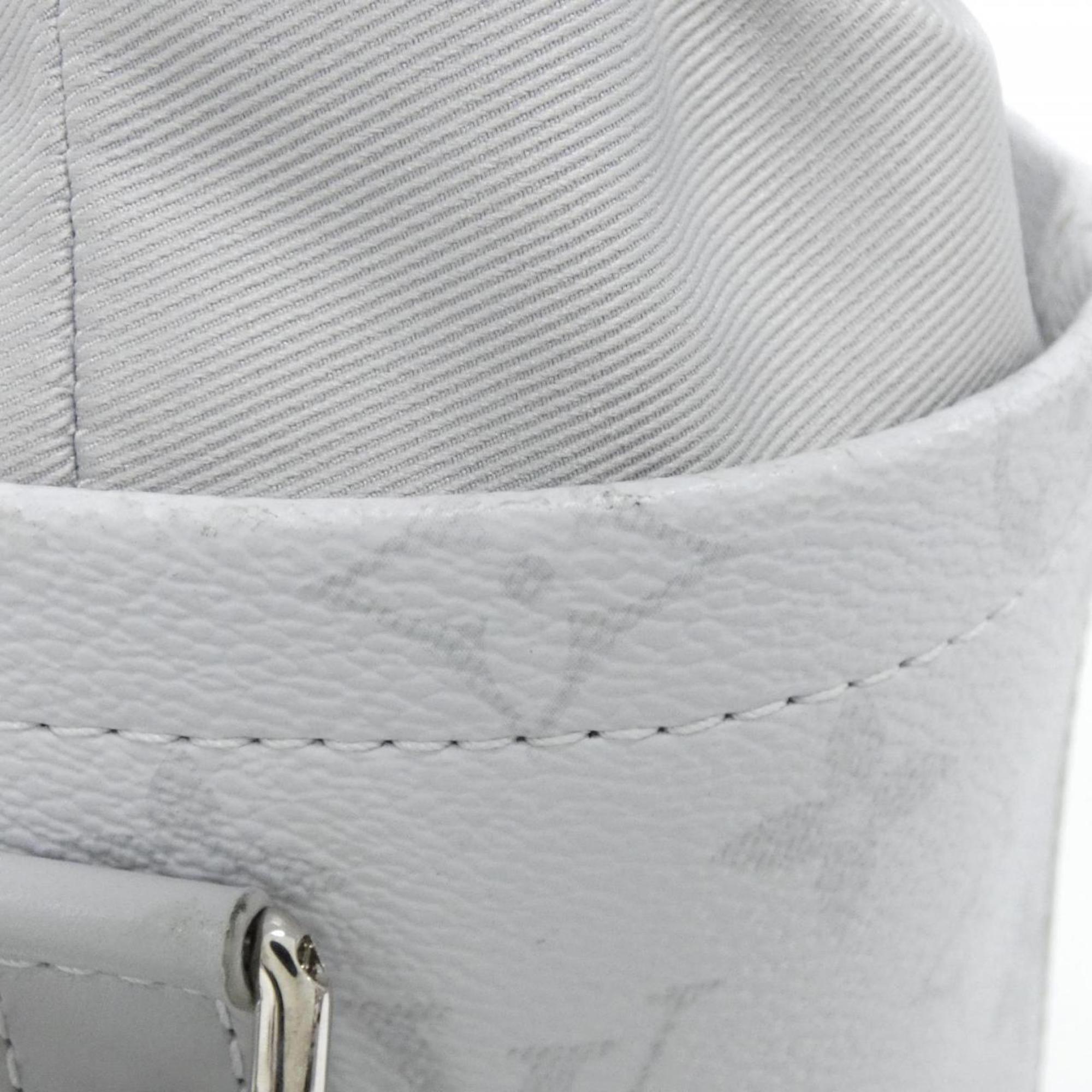 Louis Vuitton Blanc White Coated Canvas Shoulder Bag (Pre-Owned)