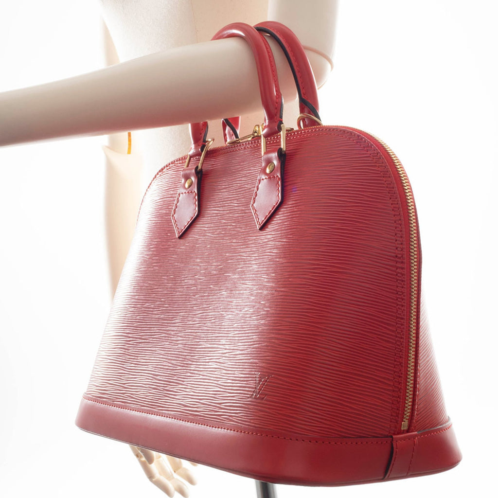 Louis Vuitton Castilian Red Epi Leather Handbag (Pre-Owned)
