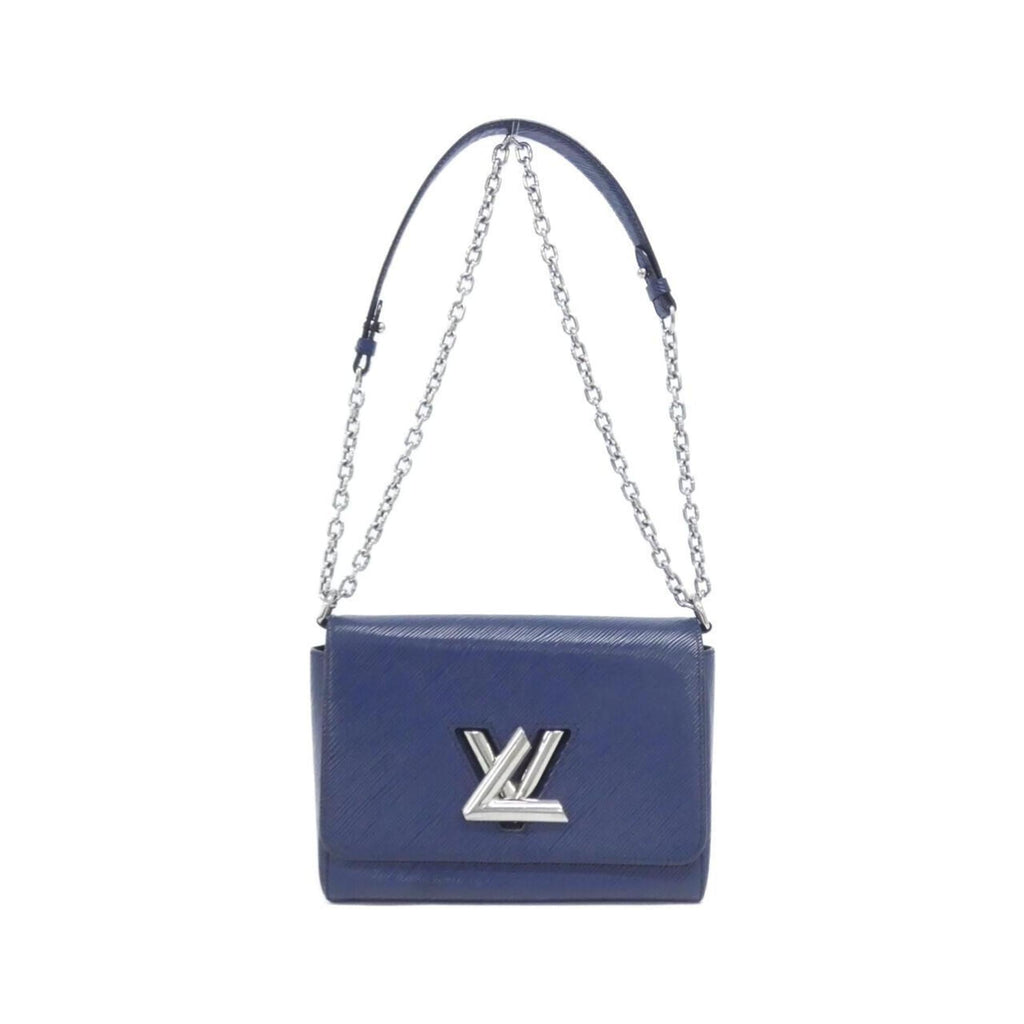 Louis Vuitton Indigo Leather Shoulder Bag (Pre-Owned)