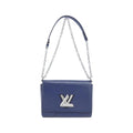 Louis Vuitton Indigo Leather Shoulder Bag (Pre-Owned)
