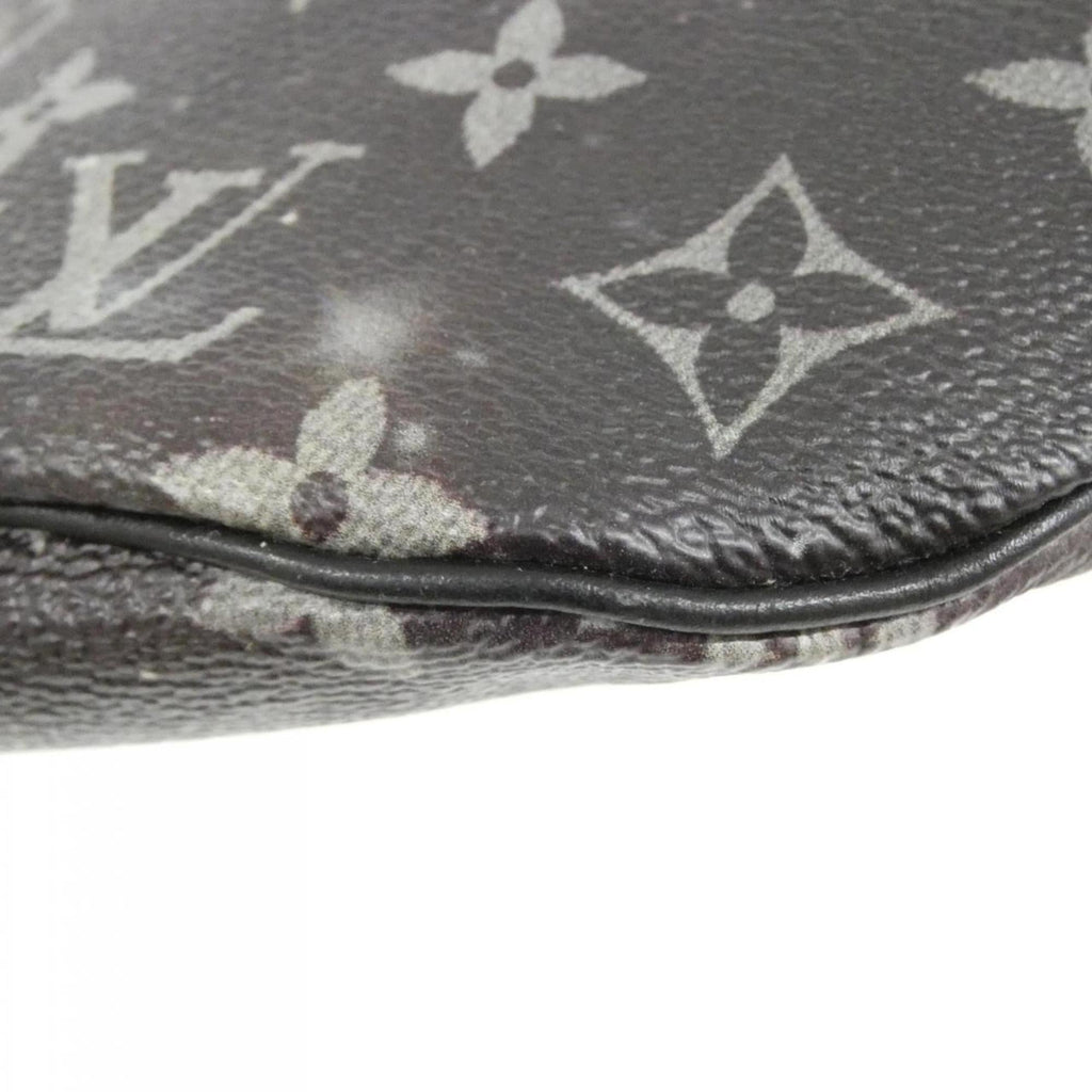 Louis Vuitton Black Coated Canvas Shoulder Bag (Pre-Owned)