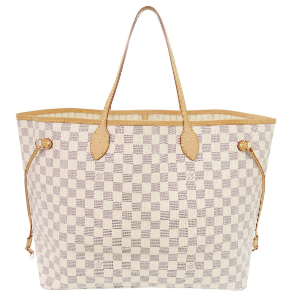 Louis Vuitton White Damier Azur Tote Bag (Pre-Owned)