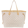 Louis Vuitton White Damier Azur Tote Bag (Pre-Owned)