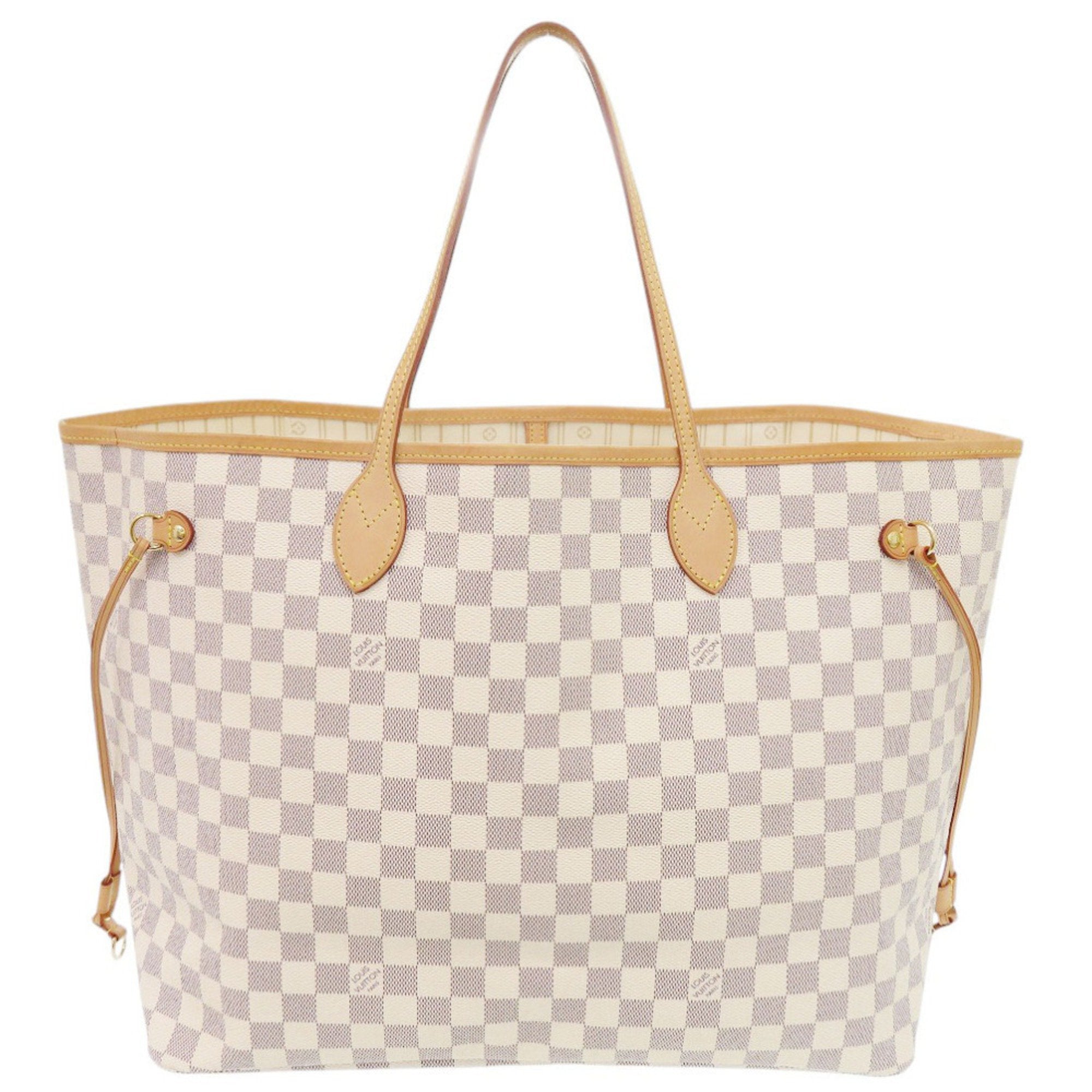 Louis Vuitton White Damier Azur Tote Bag (Pre-Owned)