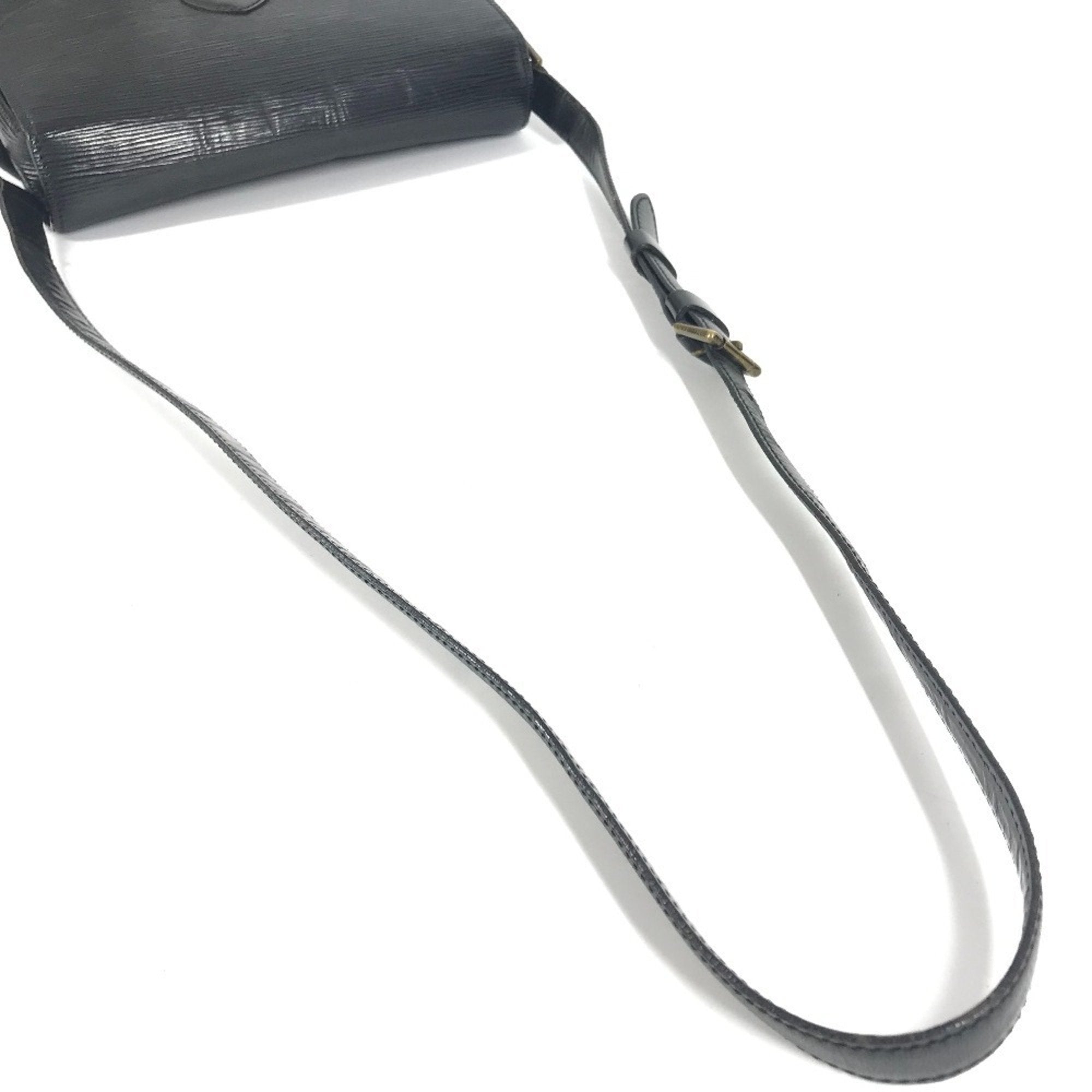 Louis Vuitton Black Noir Epi Leather Shoulder Bag (Pre-Owned)