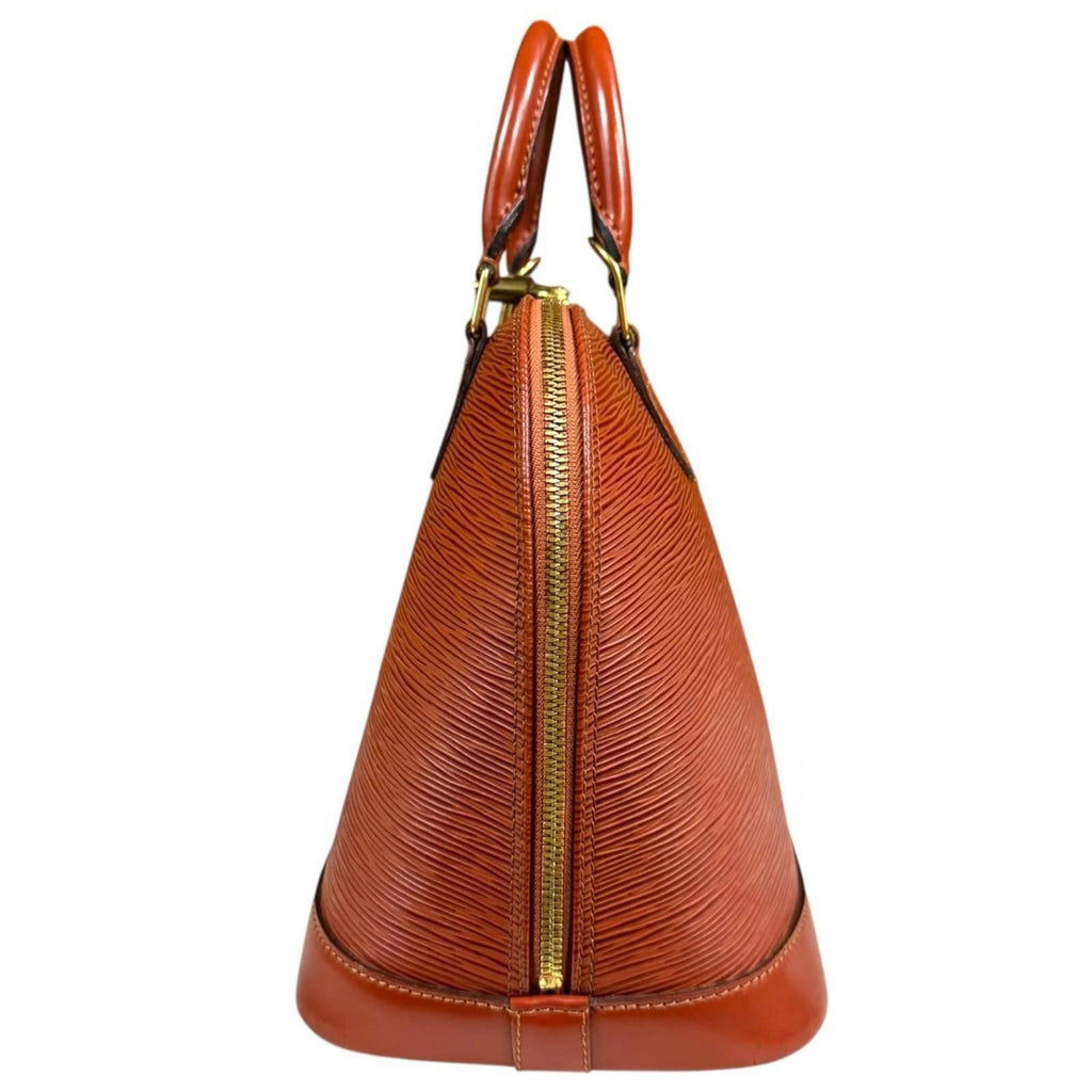Louis Vuitton Brown Kenyan Brown Epi Leather Handbag (Pre-Owned)