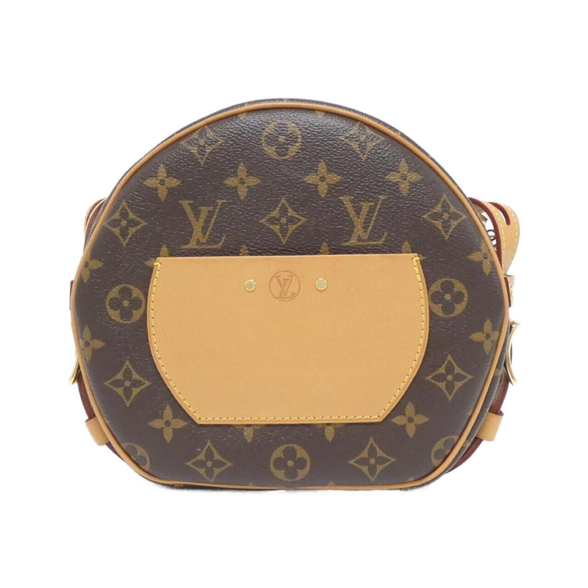 Louis Vuitton Marron Coated Canvas Shoulder Bag (Pre-Owned)