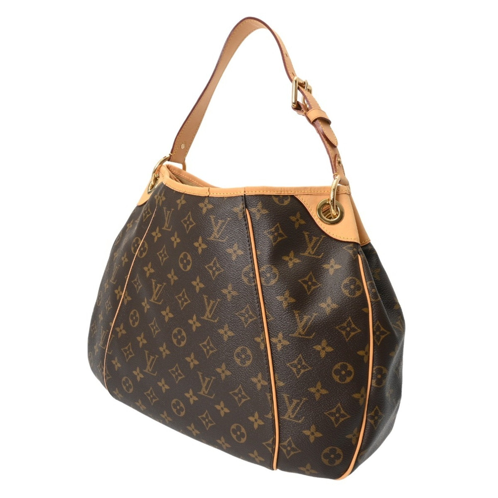 Louis Vuitton Brown Monogram Canvas Shoulder Bag (Pre-Owned)