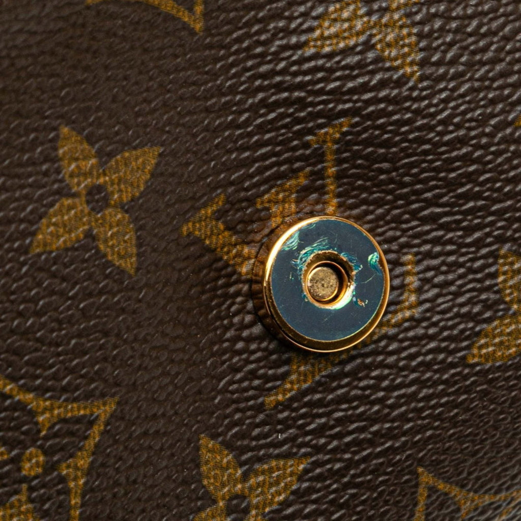 Louis Vuitton Brown Pvc Leather Pochette Shoulder Bag (Pre-Owned)