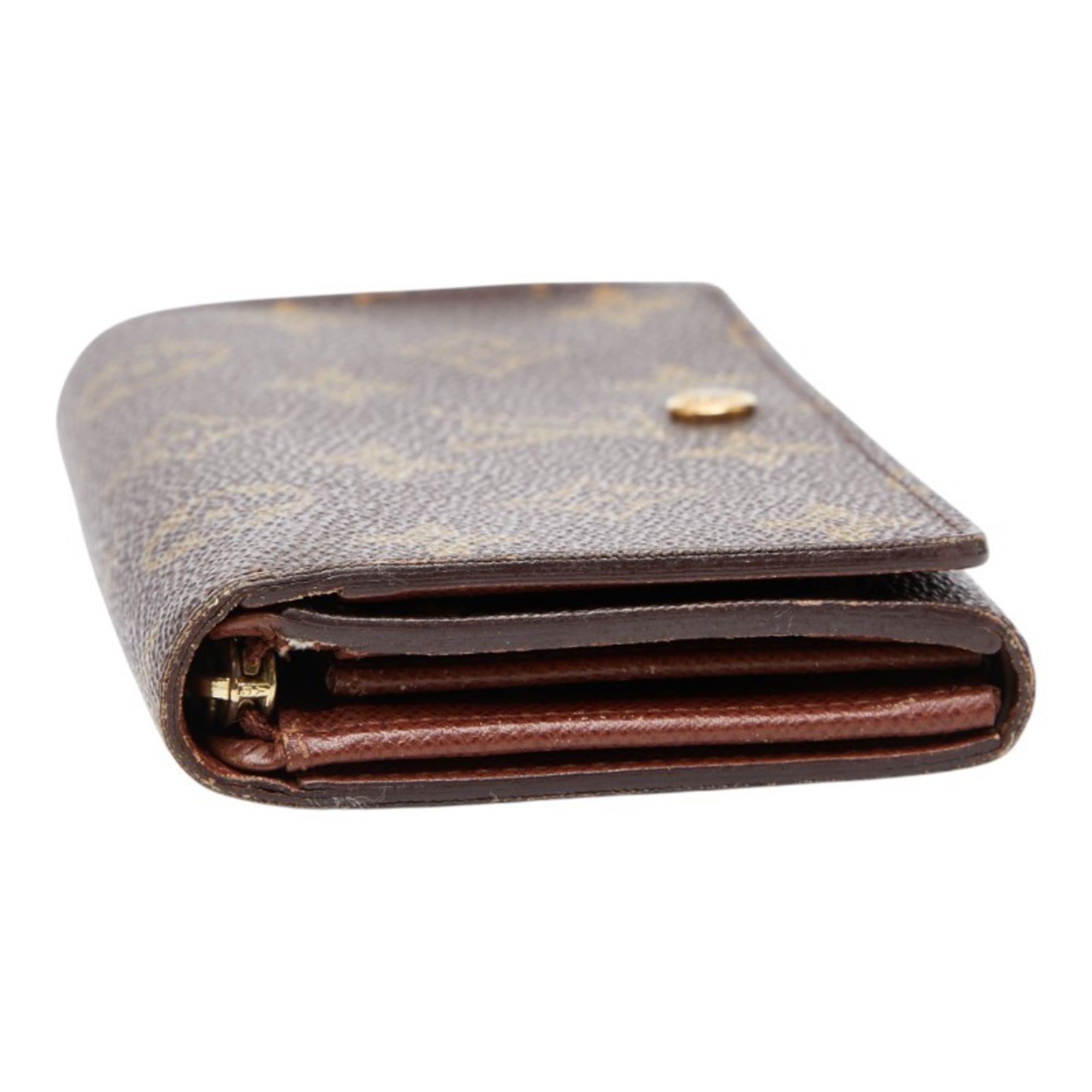 Louis Vuitton Brown Pvc Leather Wallet (Bi-Fold) (Pre-Owned)