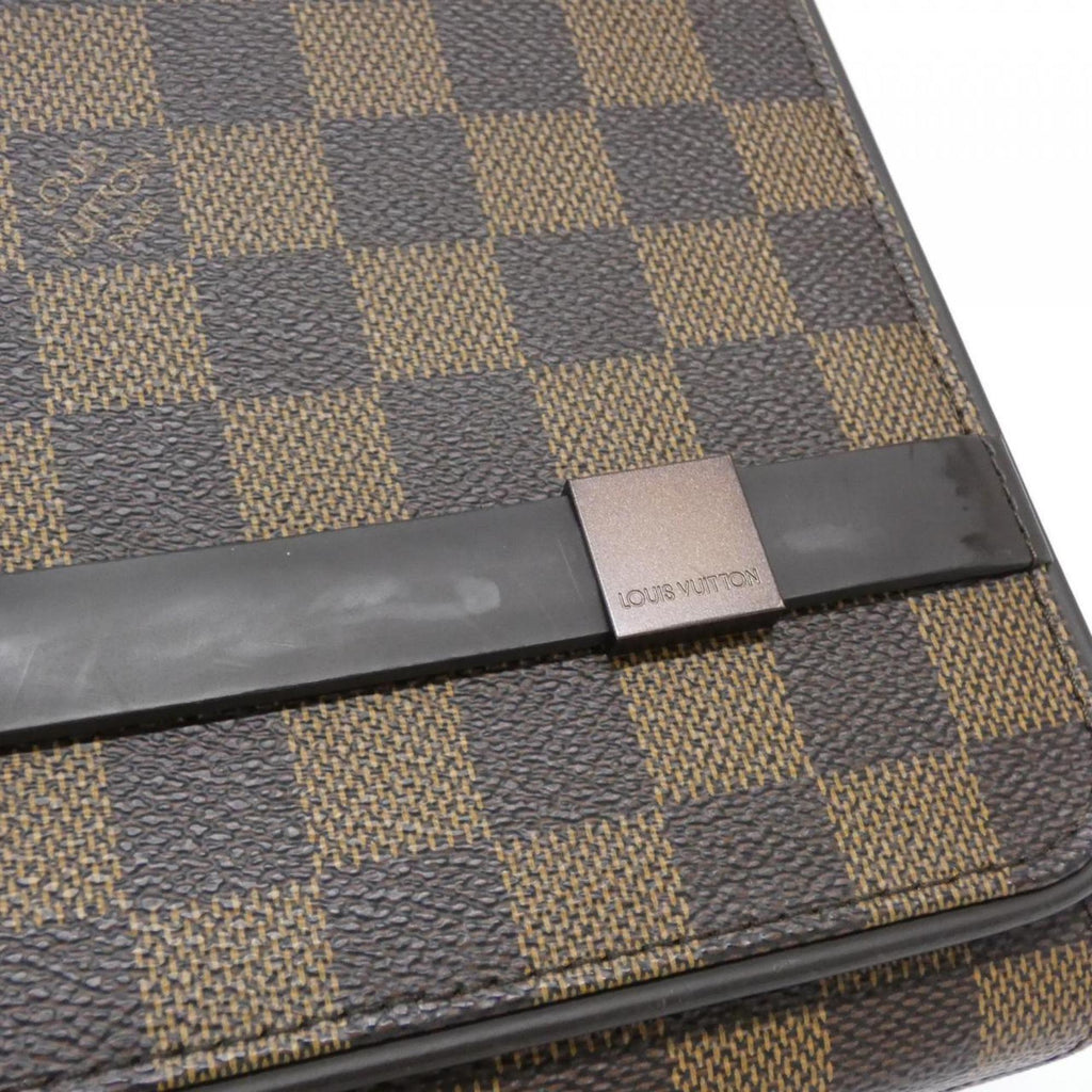 Louis Vuitton Ebene Coated Canvas Shoulder Bag (Pre-Owned)