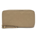 Louis Vuitton Beige Monogram Empreinte Leather Long Wallet (Bi-Fold) (Pre-Owned)