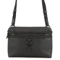 Louis Vuitton Black Noir Leather Messenger Bag Shoulder Bag (Pre-Owned)