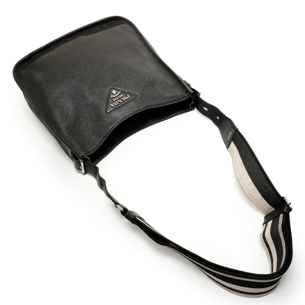 Logo Strap Hobo Leather Medium