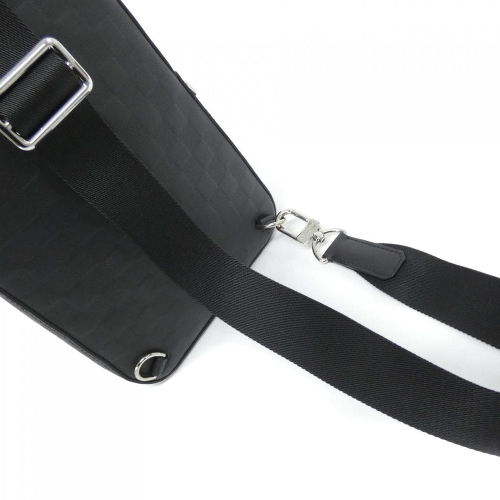 Louis Vuitton Black Leather Sling Bag (Pre-Owned)