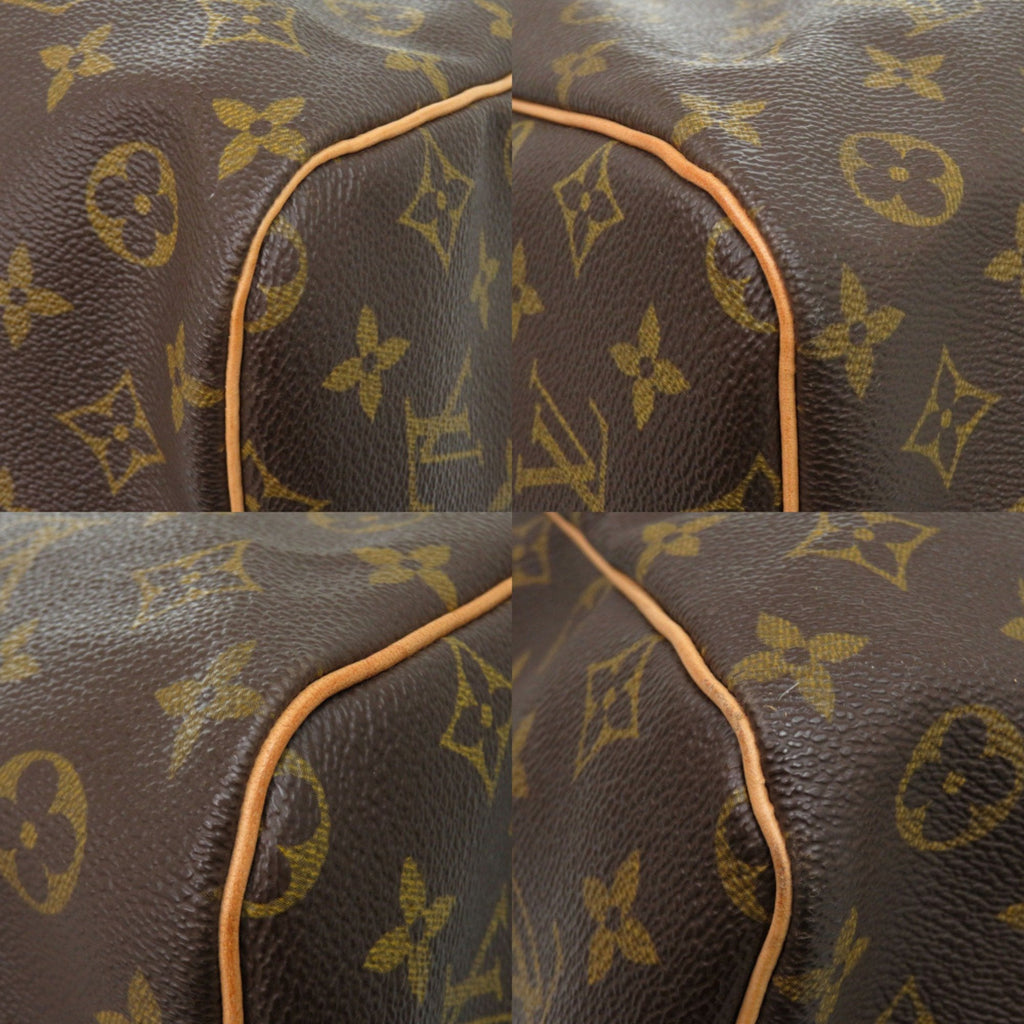 Louis Vuitton Brown Monogram Canvas Boston Bag (Pre-Owned)