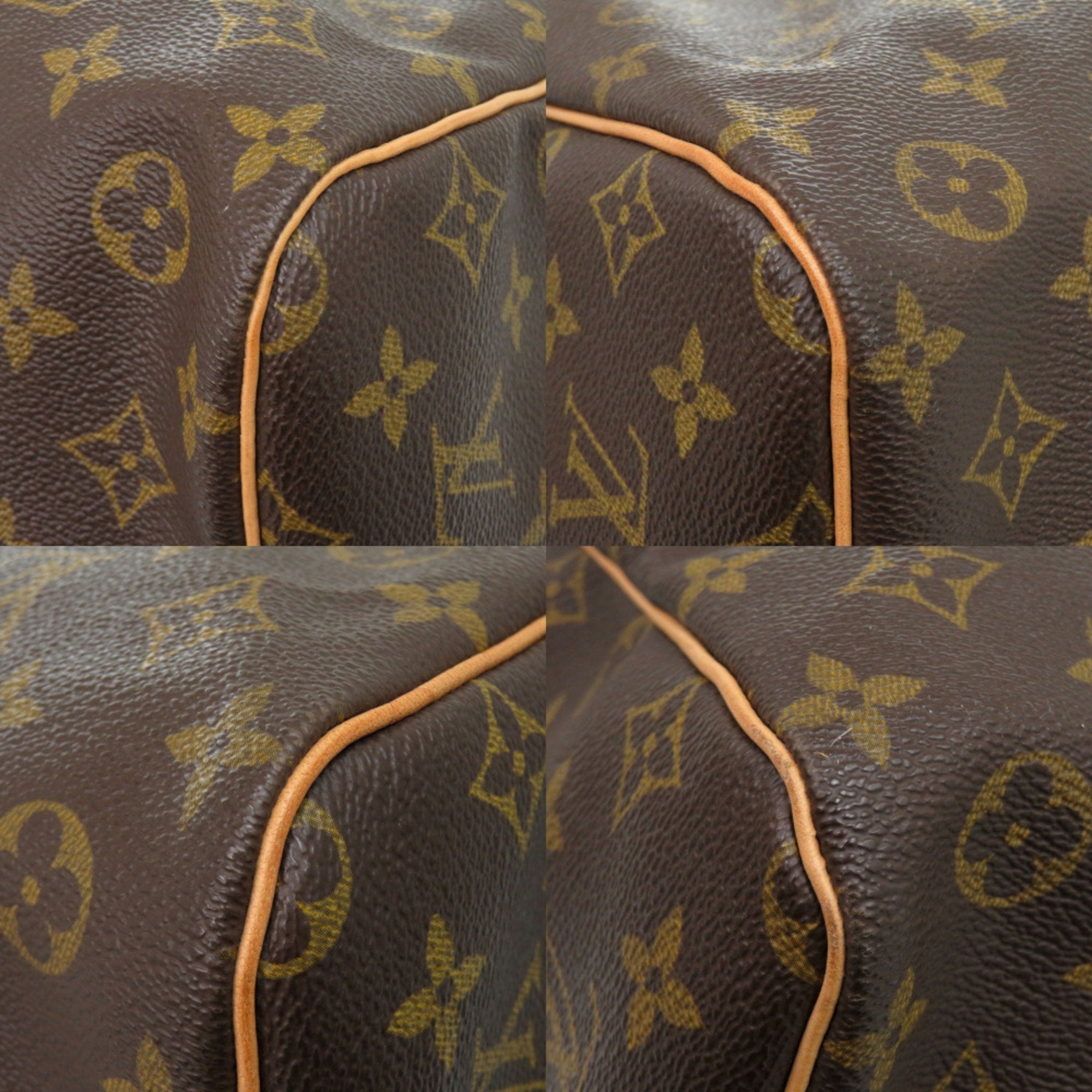 Louis Vuitton Brown Monogram Canvas Boston Bag (Pre-Owned)