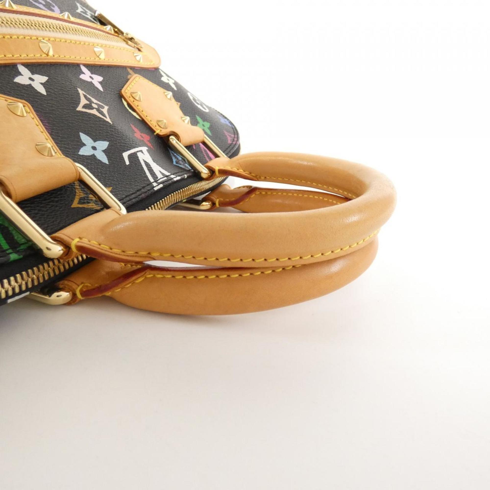 Louis Vuitton Black Coated Canvas Handbag (Pre-Owned)
