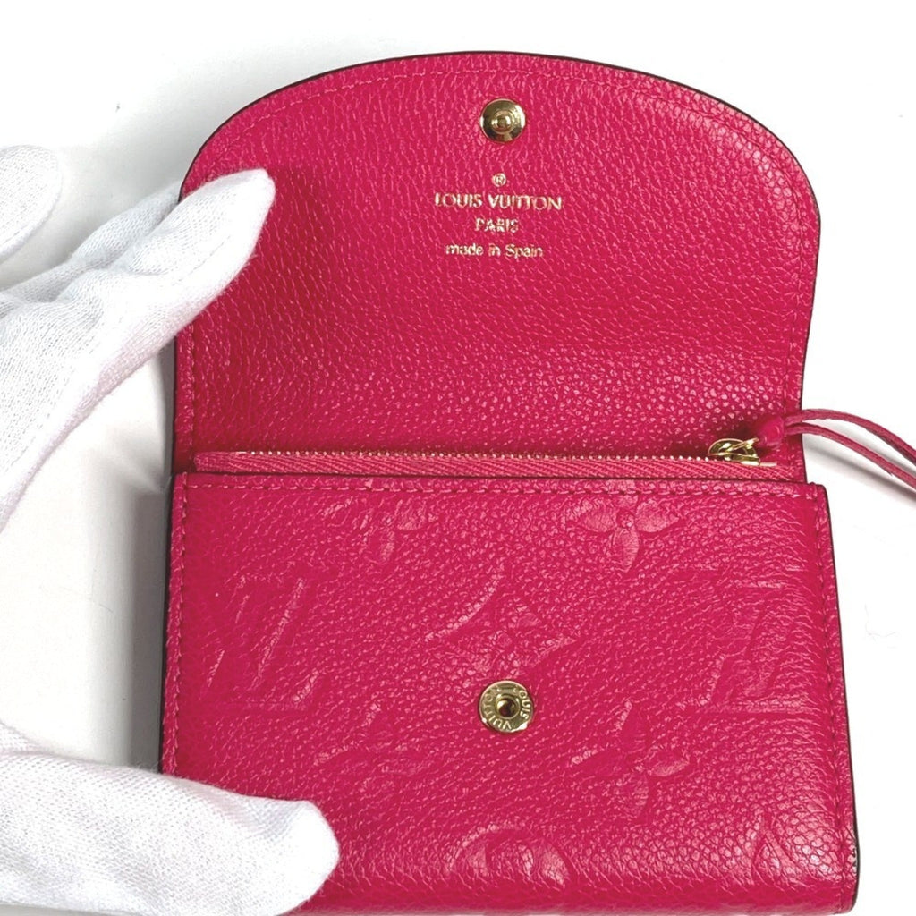 Louis Vuitton Monogram Empreinte Pink Monogram Empreinte Long Wallet (Bi-Fold) (Pre-Owned)