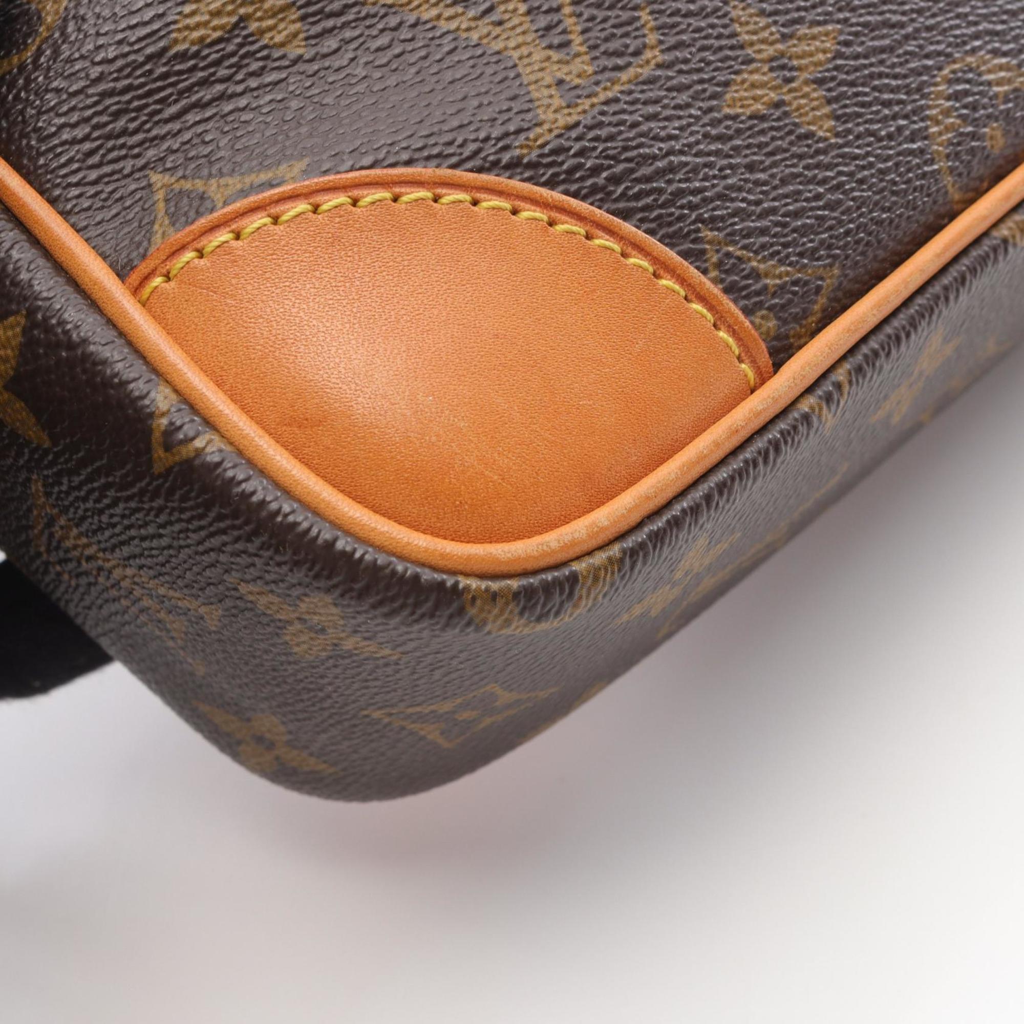 Louis Vuitton Brown Coated Canvas Pvc Leather Shoulder Bag (Pre-Owned)