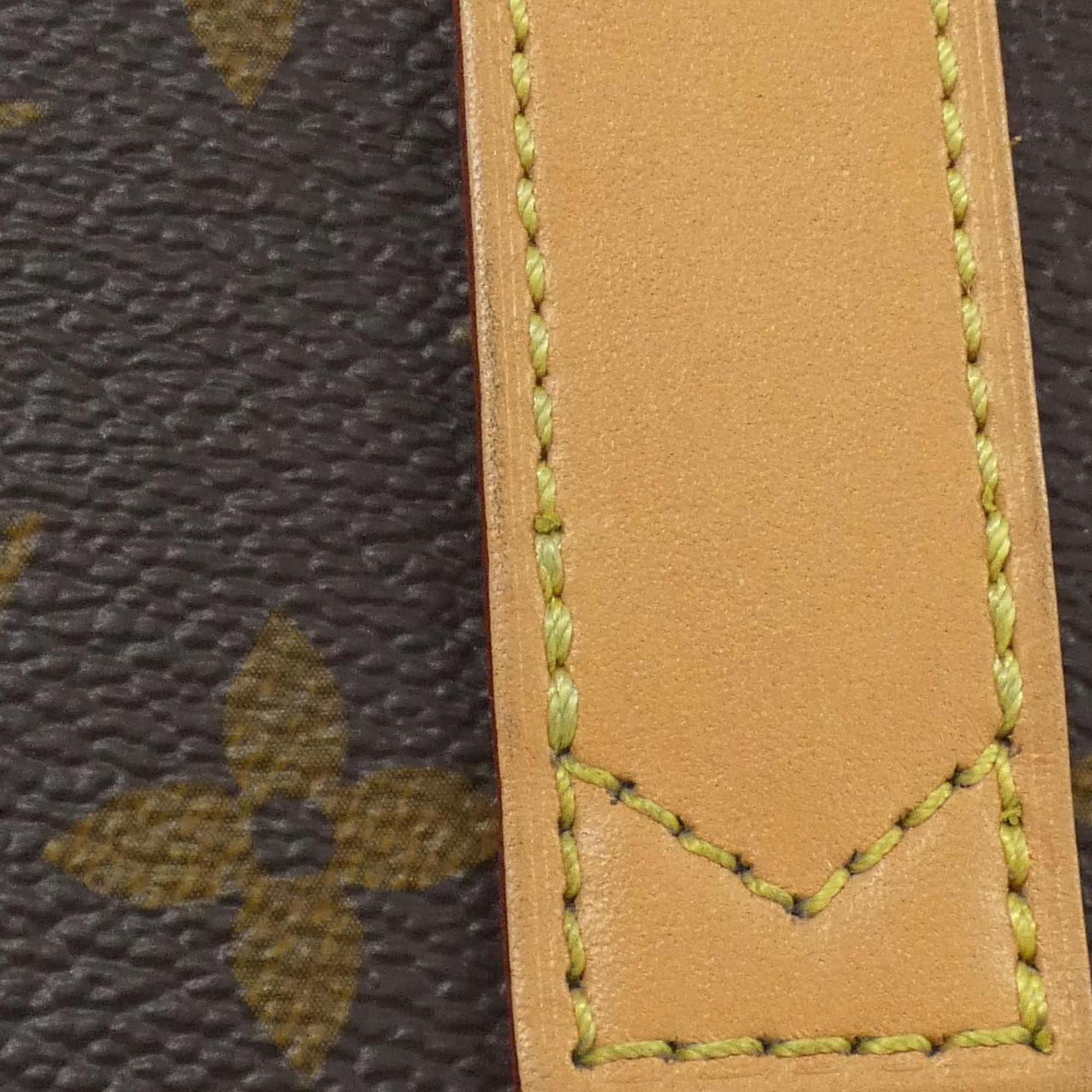 Louis Vuitton Marron Coated Canvas Handbag (Pre-Owned)