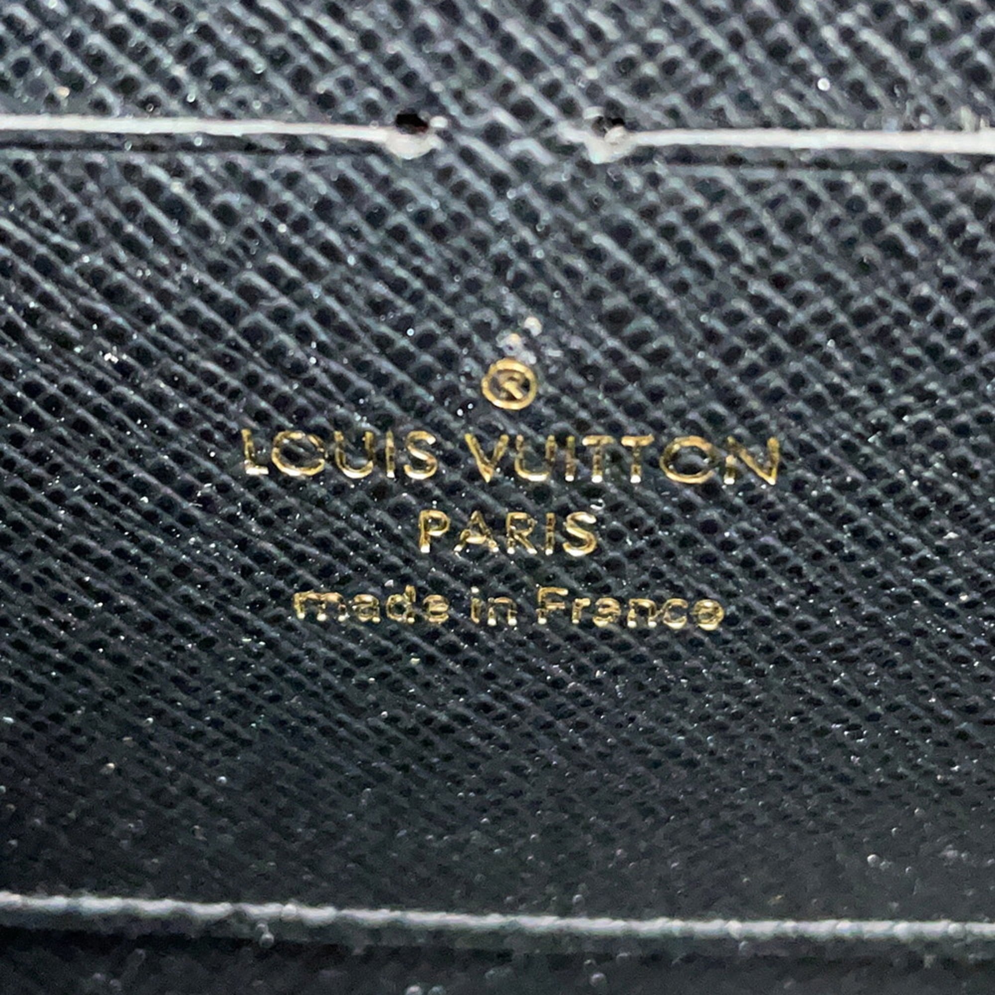 Louis Vuitton Black Noir Spangles Epi Leather Chain/Shoulder Wallet (Pre-Owned)