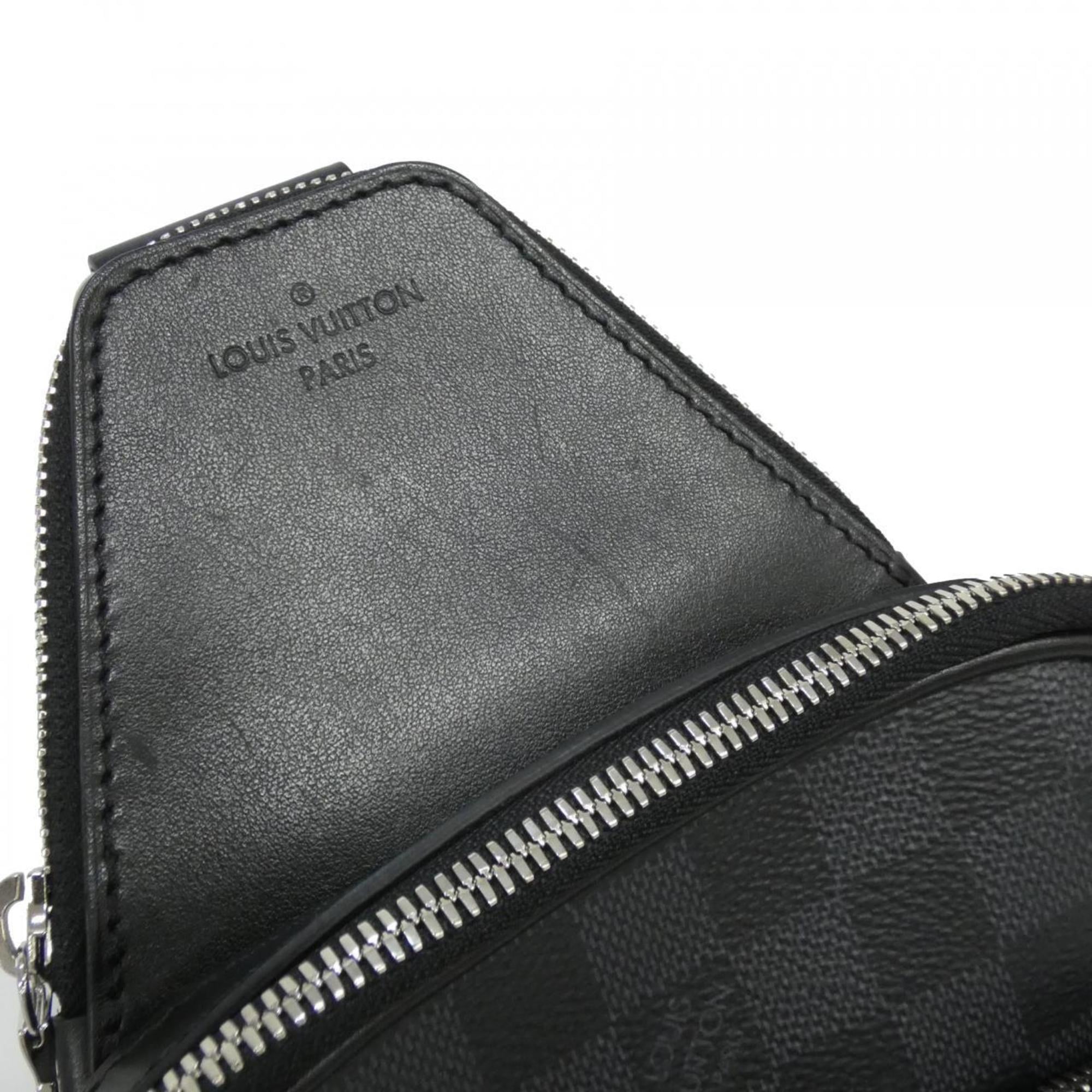 Louis Vuitton Damier Graphite Graphite Coated Canvas Shoulder Bag (Pre-Owned)