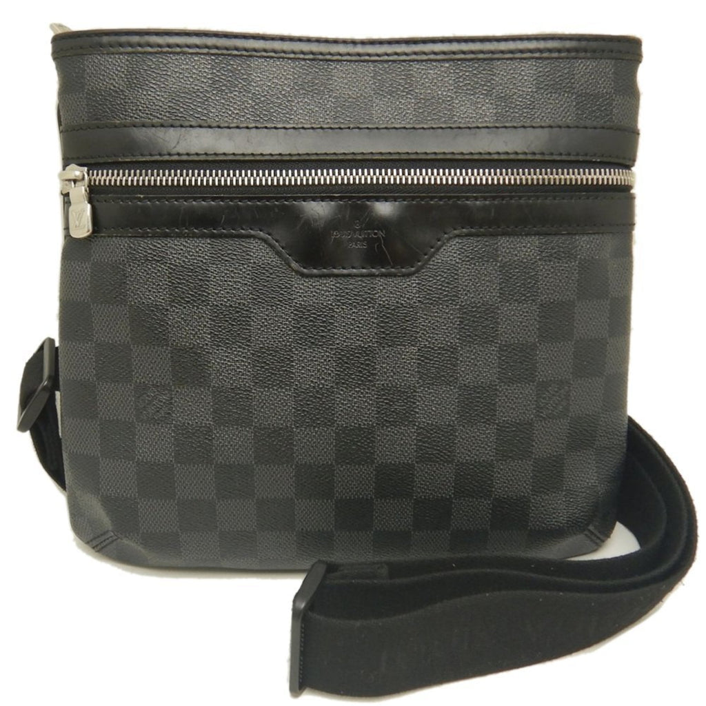 Louis Vuitton Noir Pvc Shoulder Bag (Pre-Owned)
