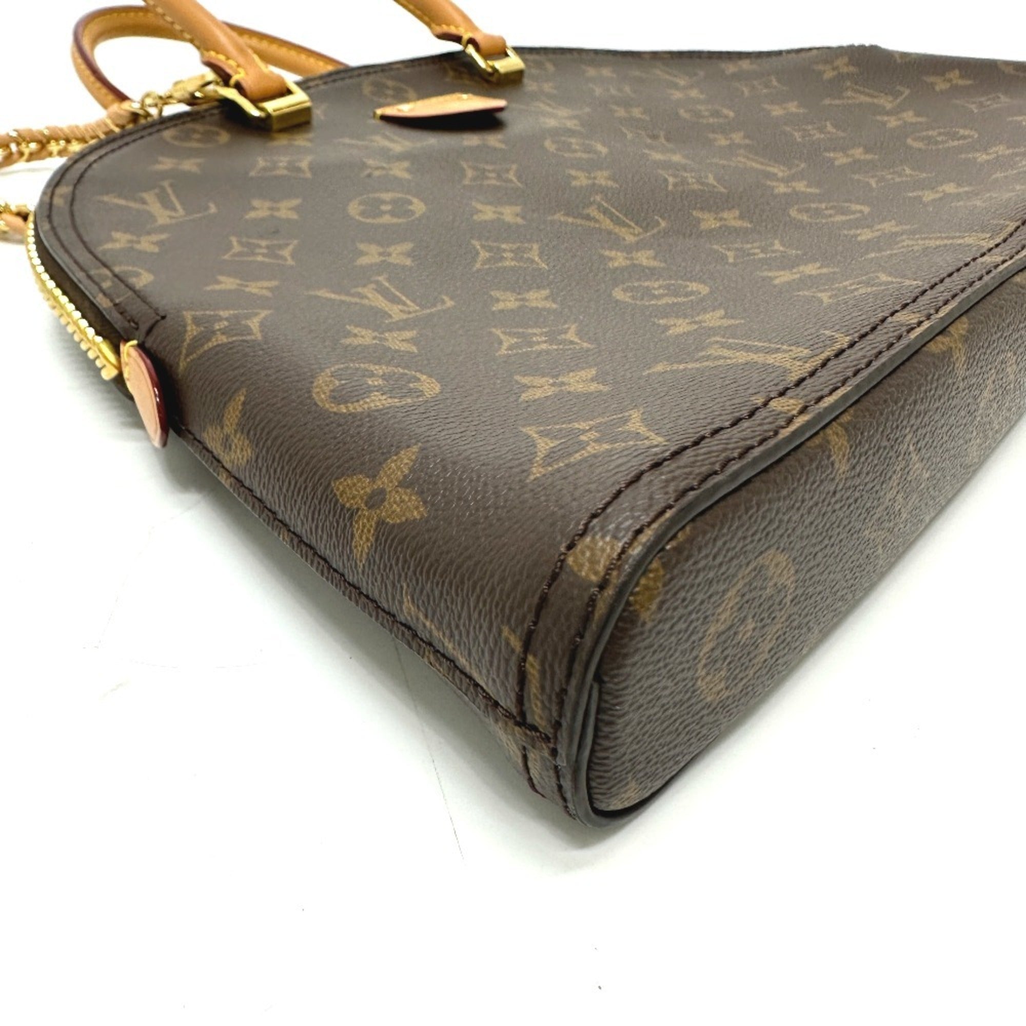 Louis Vuitton Brown Monogram Monogram Handbag Shoulder Bag (Pre-Owned)
